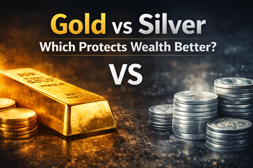 Gold and silver comparison for wealth protection