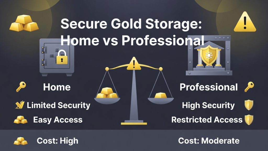 secure gold storage beginners