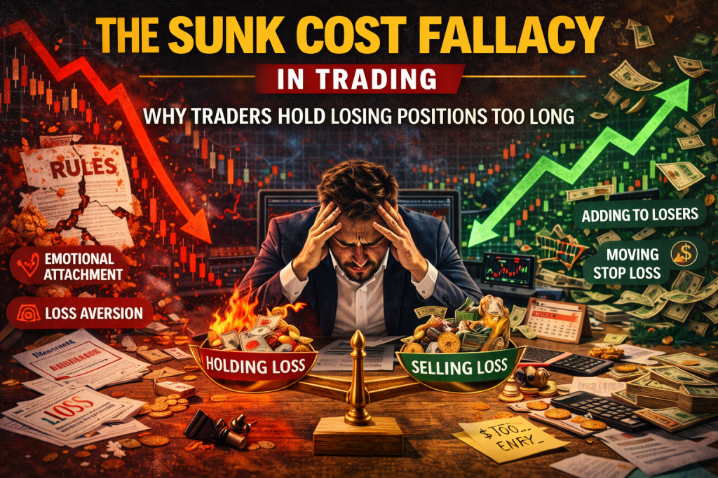 sunk cost fallacy trading