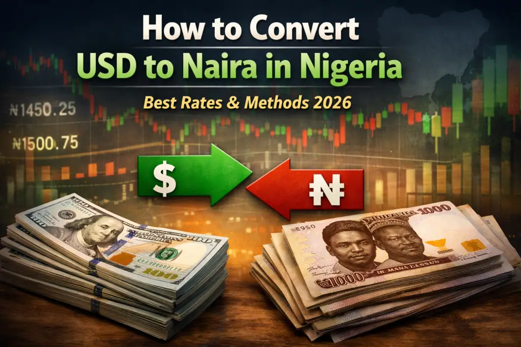 how to convert dollars to naira Nigeria, best exchange rate Nigeria USD, convert USD safely Nigeria, dollar to naira methods