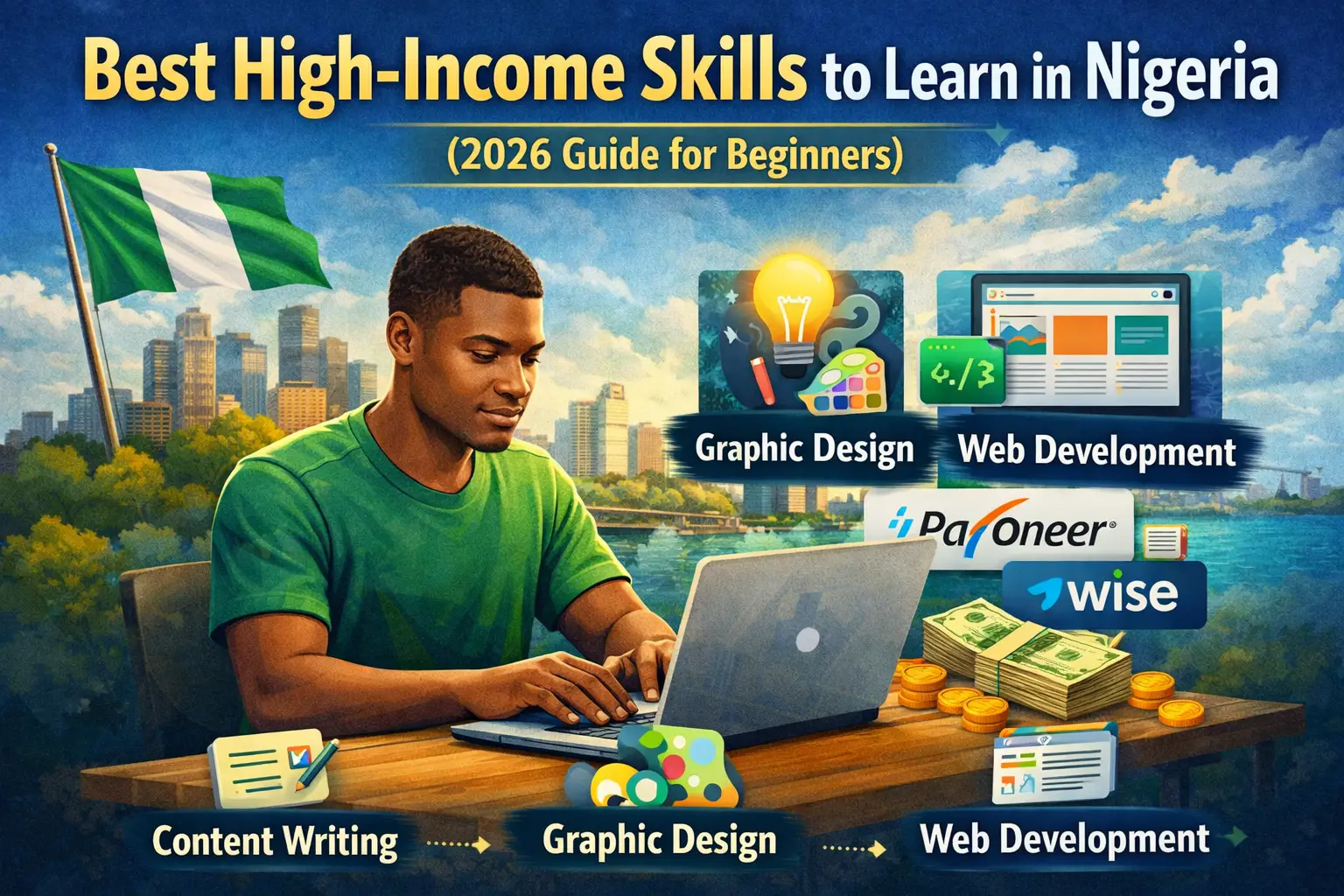 high income skills Nigeria, digital skills Nigeria, skills to make money online Nigeria, profitable skills Nigeria