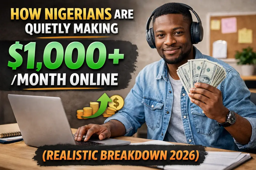 make $1000 online nigeria, earn in dollars nigeria 2026, online income nigeria realistic, freelancing income nigeria, remote jobs nigeria salary
