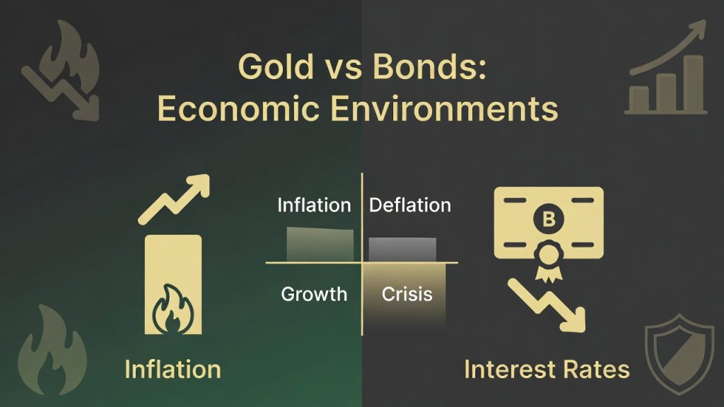gold vs bonds in inflation