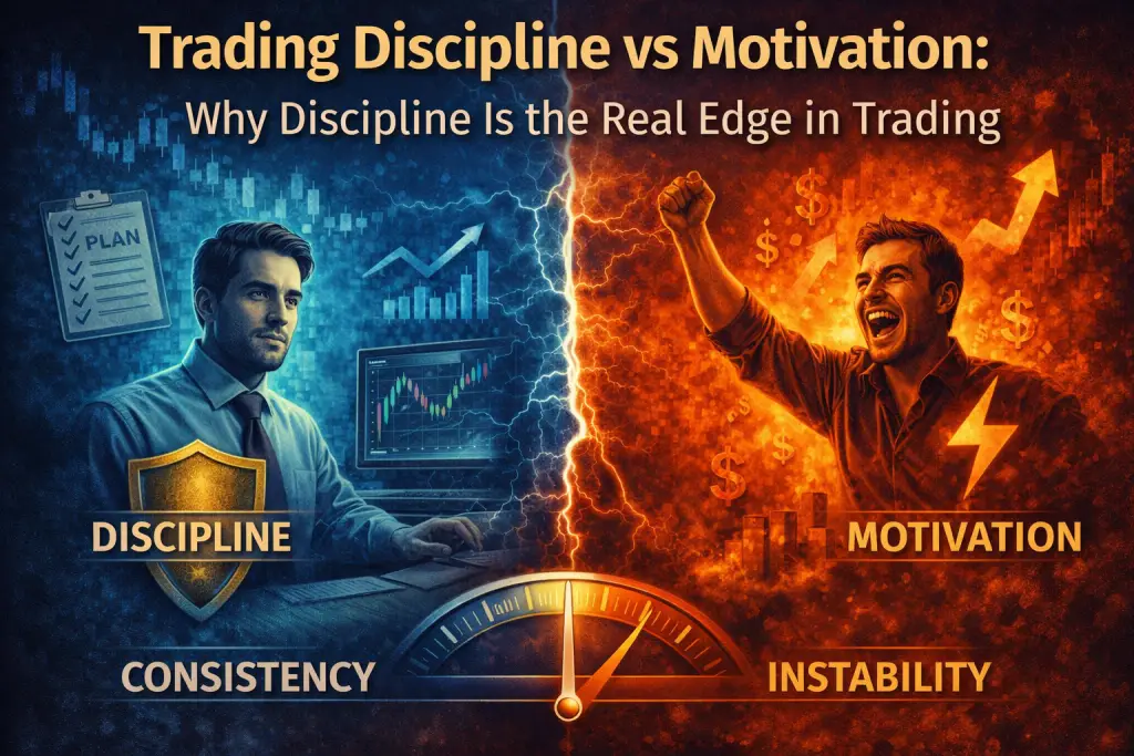 trading motivation vs discipline, how to build trading discipline, discipline in trading psychology, why traders lack discipline, trading habits discipline, consistency trading discipline
