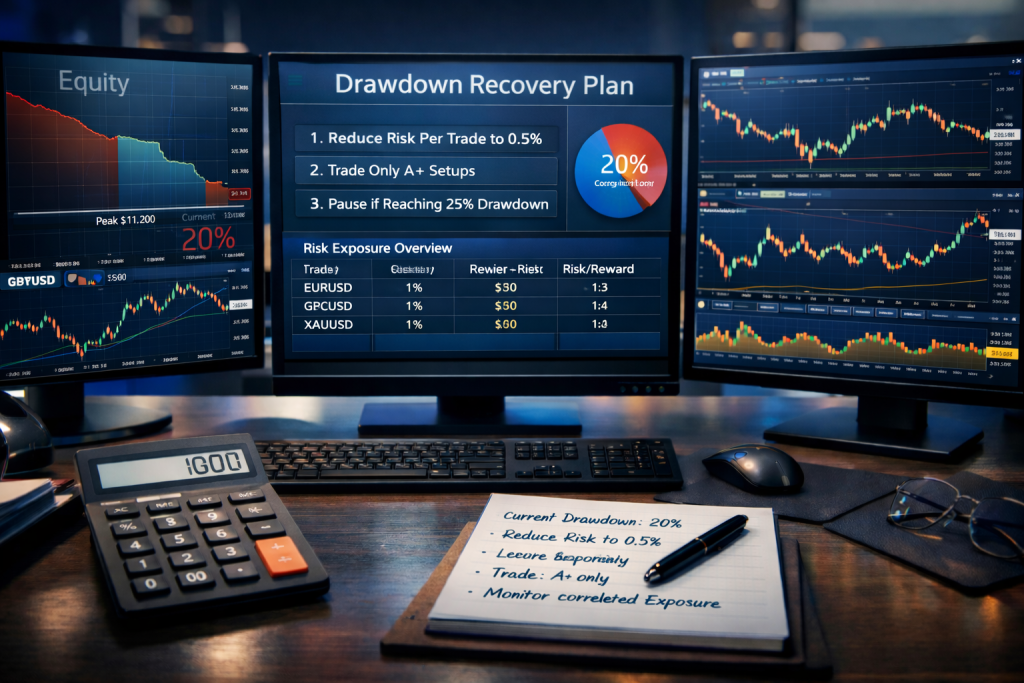 Drawdown in trading, drawdown in trading, trading drawdown recovery, maximum drawdown trading, how to recover from drawdown, drawdown risk management, forex drawdown, crypto drawdown, trading account recovery
